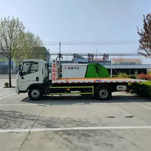供应鸿福半挂车巨运牌LYZ5080TQZ型道路清障车福田底盘平板清障车