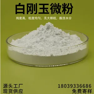 白刚玉微粉W63 白色氧化铝粉抛光研磨