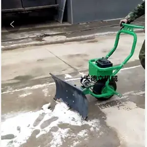 单轮轻便手电动推粪机 天德立充电式除雪机堆稻谷推车