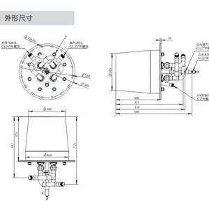 纯氧无焰燃烧器 熔铝炉无焰燃烧器 节能燃烧器实力厂家 岱鼎燃烧