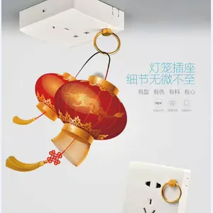 灯笼插座，明装灯笼插座，明装带吊环五孔插座，灯笼插座厂家