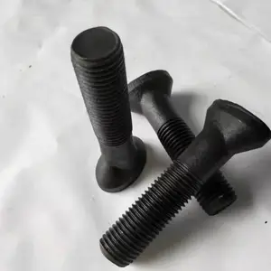 衬板螺栓 球磨机破碎机高强度 8.8鹅蛋丝 加长水泥机用螺丝M20