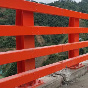 支持加工定制 不锈钢桥梁防撞护栏 安装快捷 方便维护 结实稳固