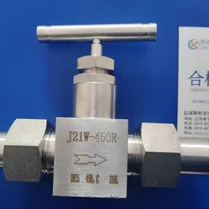 J23W-320P针型阀高温高压外螺纹焊接截止阀304不锈钢仪表阀超高温超高压针型阀 不锈钢阀门