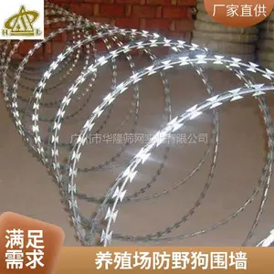 热镀锌刀刺网 蛇腹形刺网 监狱隔离墙专用 厂家直供