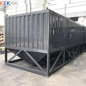 云南混凝土搅拌站 60吨卧式水泥罐 100吨水泥仓 免基础水泥罐