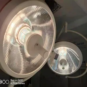 铭康医疗厂家-潍坊美容整形吊式LED手术灯-700/500双头无影灯-手术室用子母手术灯