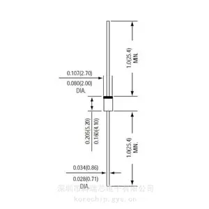 ZOWIE智威 GP10M 烧结玻璃钝化结整流器 原厂授权供应