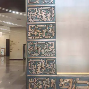 大型铸铜锻铜浮雕壁画 文化浮雕圆盘 定制人物风景文化墙浮雕背景墙
