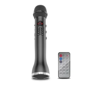 L-598RC可遥控k歌神器手机麦克风通用无线蓝牙话筒家用唱歌一体机