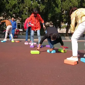 现货出租秋冬趣味运动会器材俄罗斯方块、拔河绳、大彩球