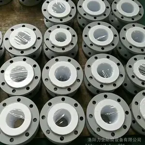 力企生产化工厂排污衬塑管 钢衬塑管热滚塑管