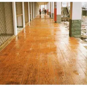 承接彩色景观压模地坪施工混凝土木纹压模模具生产定制