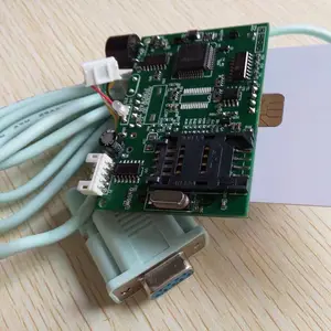 RS232串口接触式芯片卡读写模块 带PSAM卡座IC卡写卡模组S3-AMS-00