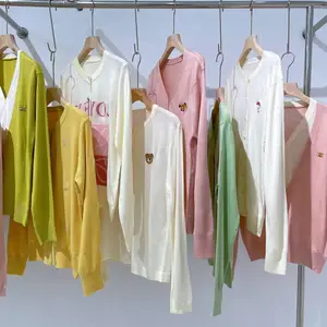 熙澜女装秋冬季羊毛开衫折扣品牌服装货源