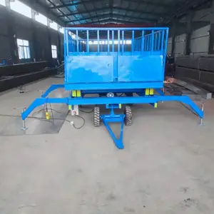 抚州市移动卸猪台固定剪叉养殖专用上下装卸升降机小型上下猪平台养猪场专用