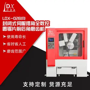 LDX-026(A)-封闭式伺服摆角全数控圆锯片前后角磨齿机/