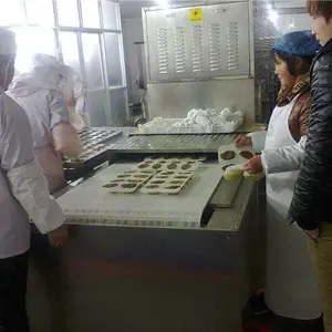 隧道式微波盒饭加热设备 中央厨房学生餐加热设备 沃斯特