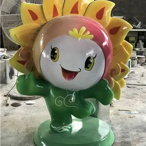佛山商场玻璃钢卡通公仔雕塑定做