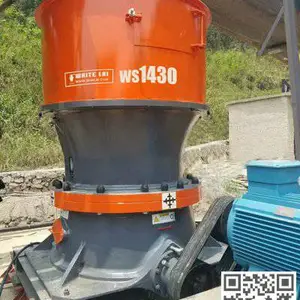 巍立发货大阵势—鹅卵石圆锥破甘肃发货现场实录