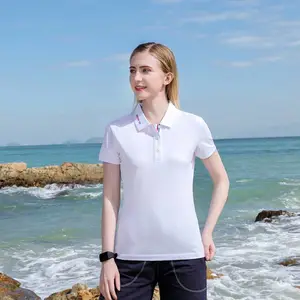 夏季短袖T恤工作服定 制翻领Polo衫印字订工衣企业厂服刺绣做logo