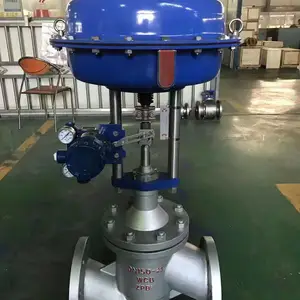 ZJHPF直行程气动薄膜流量调节阀 衬四氟气动薄膜调节阀