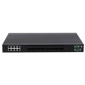 RS824百兆24口网管型机架式交直流220V工业以太网交换机DC110V交换机ROGERKANG