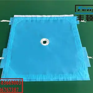 厂家丰顿直销 可定制 蓝色单丝板框滤袋 工业用布 丙纶板框滤布