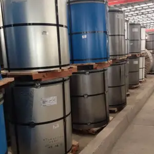 0.6mm上海宝钢砖红彩涂板PE聚酯面漆镀铝锌AZ150双面彩钢卷