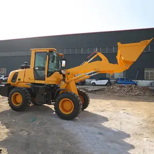 四驱柴油装载机 建筑工地工程小铲车 农用四轮推土机