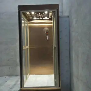 三层别墅无障碍液压升降平台 小型导轨式简易升降机
