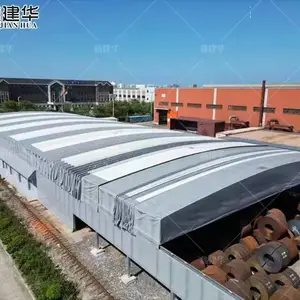 定制推拉雨棚 仓库雨棚 活动雨棚 户外防雨棚 夜市烧烤棚