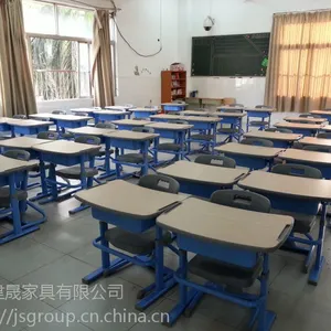 学校课桌椅HY103A低价课桌椅供应商