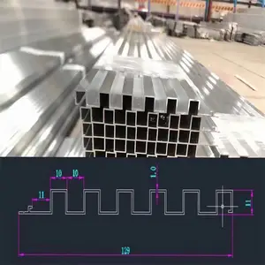 河北省衡水市饶阳县 烤碳瓦楞铝单板 铝板金属