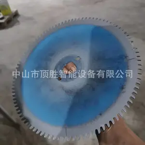 供应锯片锯带自动喷砂机 合金自动锯片打砂机 锯片表面除锈翻新喷砂机