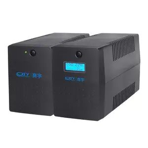 商宇UPS不间断电源S1000液晶屏1KVA/600W停电备用家用延时稳压器