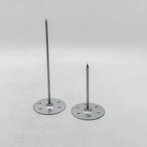 船用镀锌粘钉 圆形网孔底座自粘保温钉 长度可定制