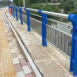 广西桥梁护栏厂家 道路防护栏 河道桥梁护栏 重型防护栏 烨方出品