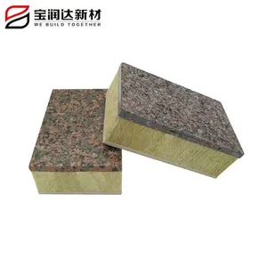 河南新乡您的外墙保温装饰一体板之家宝润达,岩棉仿石材一体板价格上涨中.....