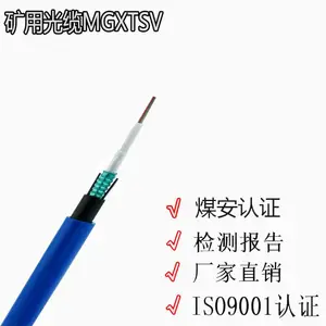 矿用阻燃光缆 中心管式铠装下井专用光缆 煤安认证MGXTSV