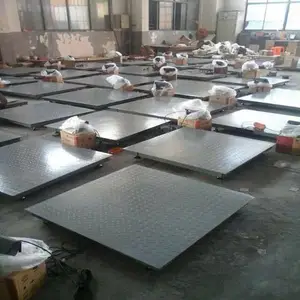 SCS-2t平台秤移动式双层结构带轮子