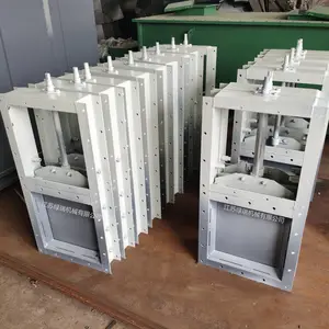 手动插板阀 电动气动插板阀 干灰库底卸料闸板 绿瑞建材 规格齐全