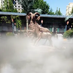 水云间景观 商业街喷雾降温 自动喷雾系统 水雾喷淋设备