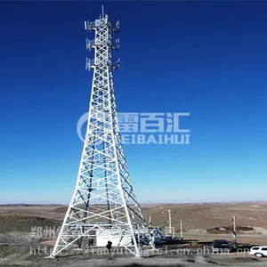 30米变电站四角避雷塔 国标GFL2-9钢结构避雷针塔接闪杆塔