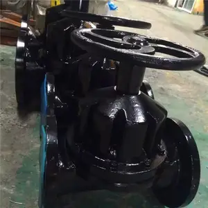 FGD具有磨损性颗粒状石灰石浆液耐磨烟气脱硫隔膜阀