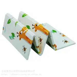 婴儿爬行垫儿童XPE加厚可折叠爬爬地垫客厅卧室户外野餐垫