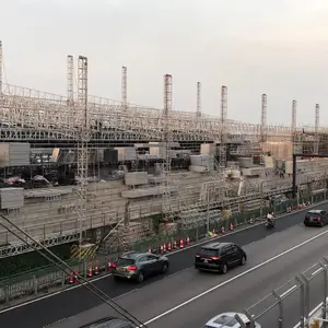 棚架户外室内临时舞台钢铁铝桁架展会场地搭建拆卸租赁服务