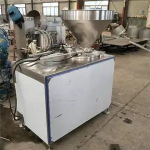 蒜蓉肠灌肠机 双管液压罐装机 火腿肠加工设备 景翔牌