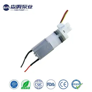 森姆食品级安全DC3V~15V隔膜泵定制设计水泵低压自动水泵S130D7-LP上盖带流量计