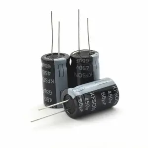 供应康富松KF68uf450v全新铝电解电容导针型性能好品质高